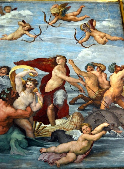 요정 갈라테아(The Triumph of Galatea, 1511년).