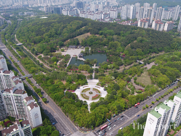 성남시 중앙공원에 맨발 황톳길, 수목 관찰 숲 등 조성